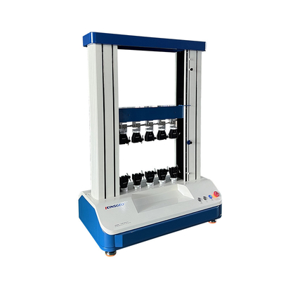 Multi-station Synchronization Film Tensile Broke Strength Testing Machine untuk jangkauan laboratorium