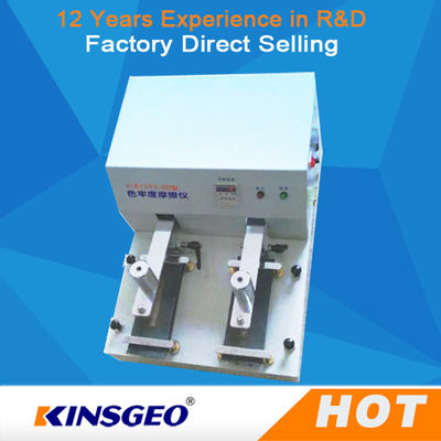 104mm AC220V 50Hz 40W Peralatan Pengujian Tekstil Elektronik Menggosok Mesin Uji Fastness untuk Kain Tekstil